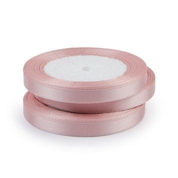 Стрічка атлас 1 см, Dusty Rose #41 4759 фото