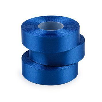 Стрічка атлас 2.5 см, Dark Blue #40 4730 фото