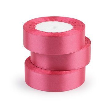 Стрічка атлас 2.5 см, Deep Raspberry №134 4265 фото