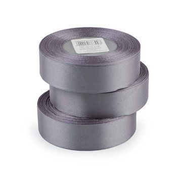Стрічка атлас 2.5 см, Grey #59 4731 фото