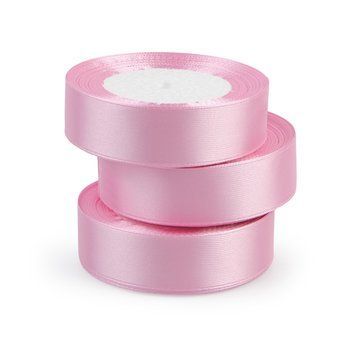 Стрічка атлас 2.5 см, Mauve Pink №93 4263 фото